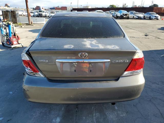 4T1BE32K65U505434 - 2005 TOYOTA CAMRY LE GRAY photo 6