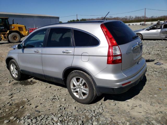 5J6RE4H75BL078092 - 2011 HONDA CR-V EXL SILVER photo 2