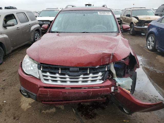 JF2SHBHC5CH403524 - 2012 SUBARU FORESTER TOURING 红色 照片 5