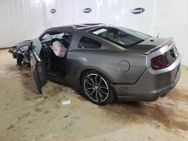 1ZVBP8CF9E5210011 - 2014 FORD MUSTANG GT GRAY photo 2