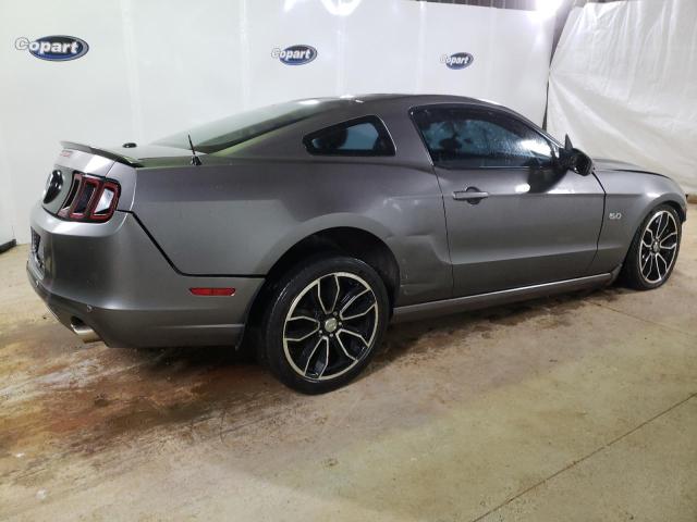 1ZVBP8CF9E5210011 - 2014 FORD MUSTANG GT GRAY photo 3