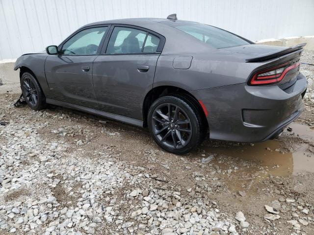 2C3CDXMG5NH245160 - 2022 DODGE CHARGER GT GRAY photo 2