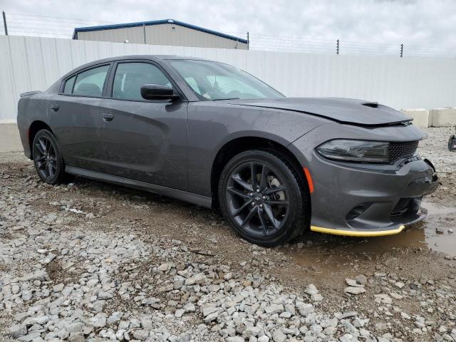 2C3CDXMG5NH245160 - 2022 DODGE CHARGER GT GRAY photo 4
