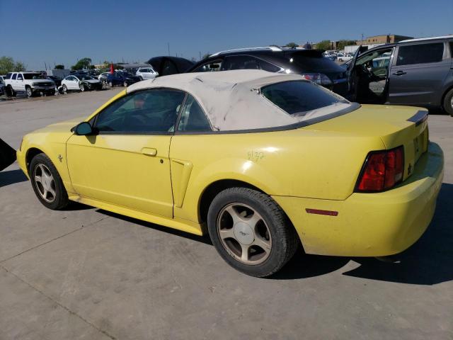 1FAFP44481F234692 - 2001 FORD MUSTANG YELLOW photo 2