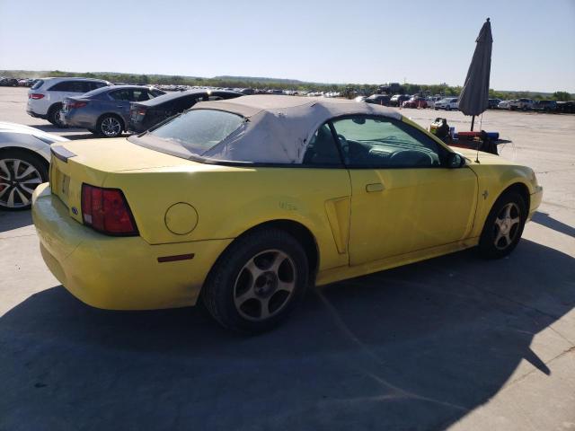 1FAFP44481F234692 - 2001 FORD MUSTANG YELLOW photo 3
