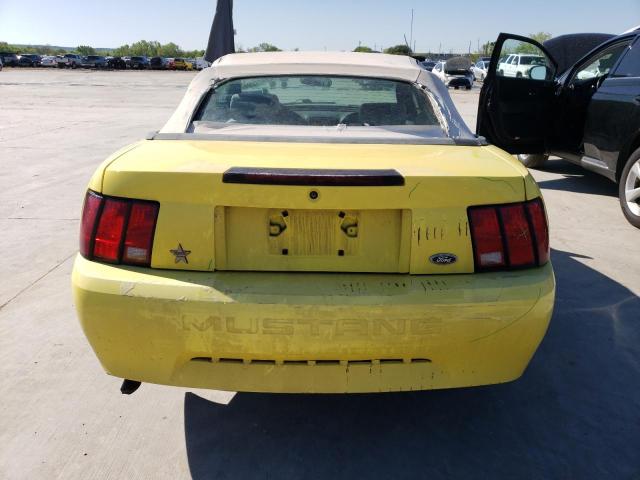 1FAFP44481F234692 - 2001 FORD MUSTANG YELLOW photo 6