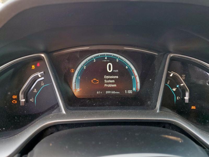 19XFC1F70HE022594 - 2017 HONDA CIVIC EXL SILVER photo 9