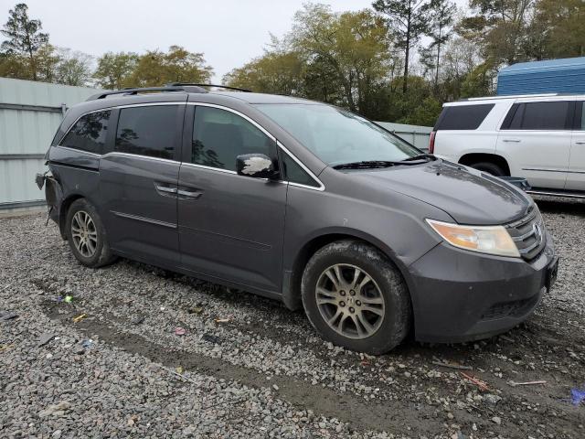 5FNRL5H40DB084864 - 2013 HONDA ODYSSEY EX GRAY photo 4