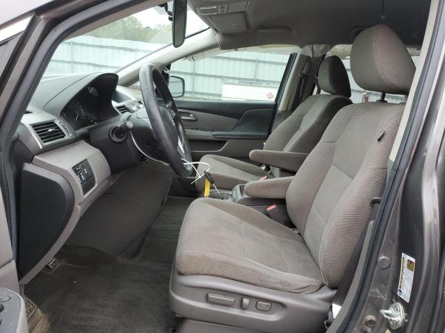 5FNRL5H40DB084864 - 2013 HONDA ODYSSEY EX GRAY photo 7