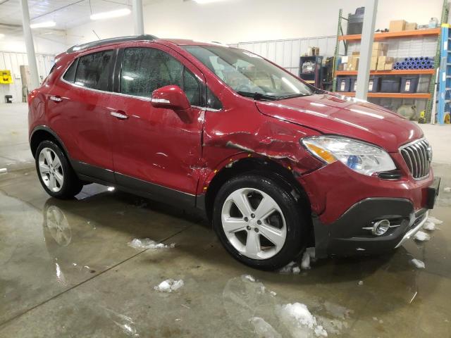 KL4CJGSB5FB119736 - 2015 BUICK ENCORE BURGUNDY photo 4