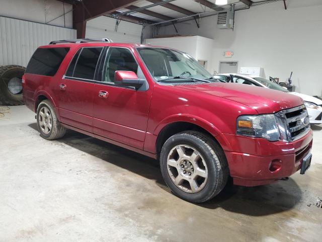 1FMJK2A56EEF21024 - 2014 FORD EXPEDITION EL LIMITED RED photo 4