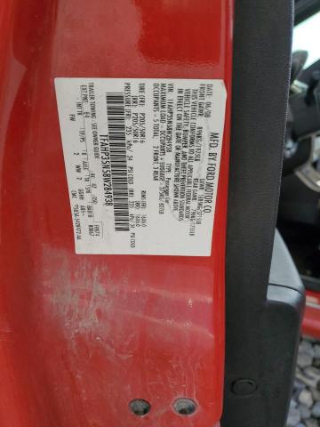 1FAHP35N58W284938 - 2008 FORD FOCUS SE RED photo 12