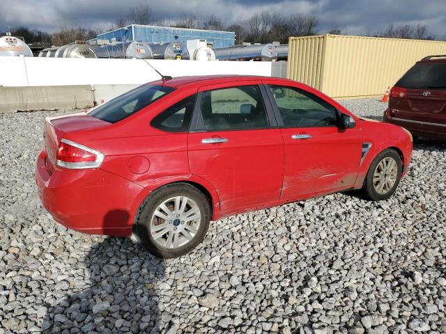 1FAHP35N58W284938 - 2008 FORD FOCUS SE RED photo 3