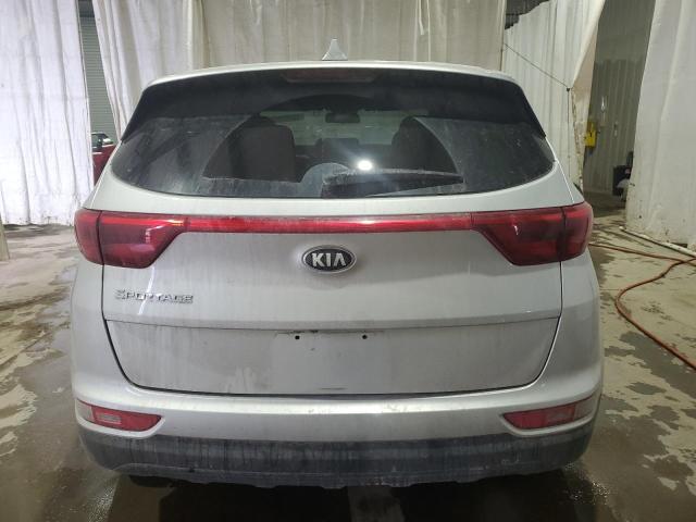 KNDPMCAC0K7612593 - 2019 KIA SPORTAGE LX SILVER photo 6