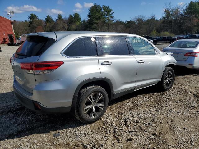 5TDBZRFH4KS725858 - 2019 TOYOTA HIGHLANDER LE SILVER photo 3