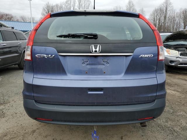 2HKRM4H31DH616879 - 2013 HONDA CR-V LX BLUE photo 6