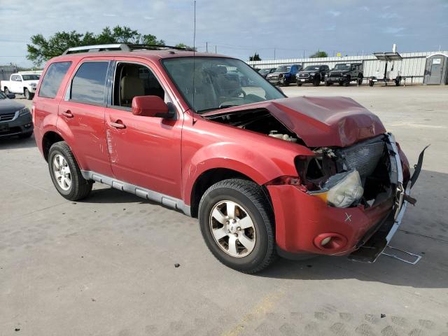 1FMCU0EG6CKA92095 - 2012 FORD ESCAPE LIMITED RED photo 4