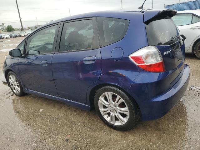 JHMGE8H57BC024049 - 2011 HONDA FIT SPORT BLUE photo 2