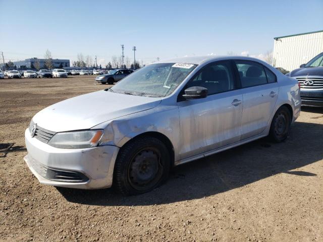 3VW2K7AJ4DM355921 - 2013 VOLKSWAGEN JETTA BASE Արծաթագույն լուսանկար 1