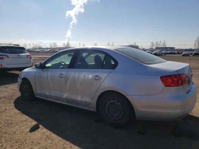 3VW2K7AJ4DM355921 - 2013 VOLKSWAGEN JETTA BASE Արծաթագույն լուսանկար 2