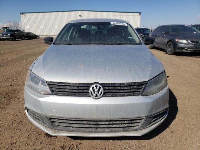 3VW2K7AJ4DM355921 - 2013 VOLKSWAGEN JETTA BASE Արծաթագույն լուսանկար 5