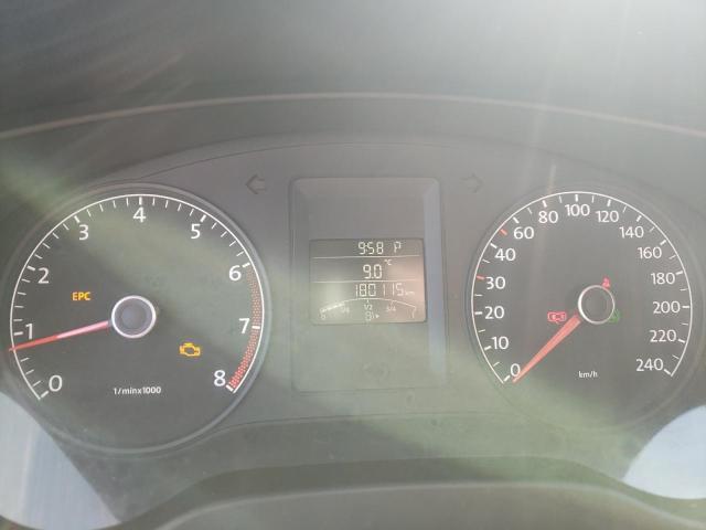 3VW2K7AJ4DM355921 - 2013 VOLKSWAGEN JETTA BASE Արծաթագույն լուսանկար 9