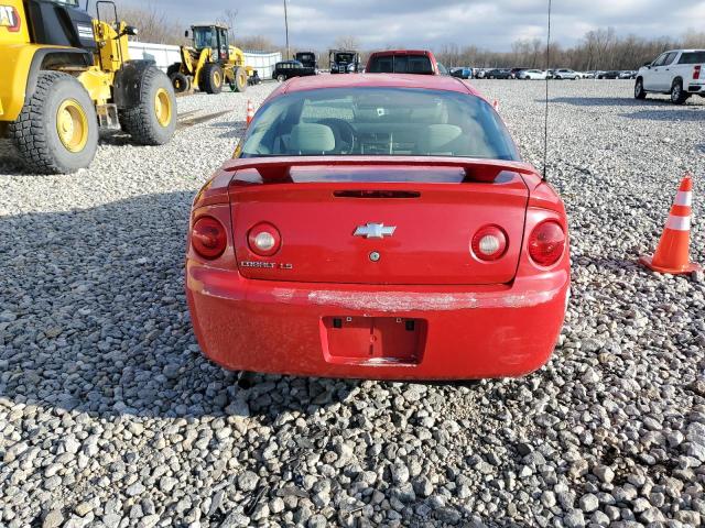 1G1AK15F577174786 - 2007 CHEVROLET COBALT LS RED photo 6