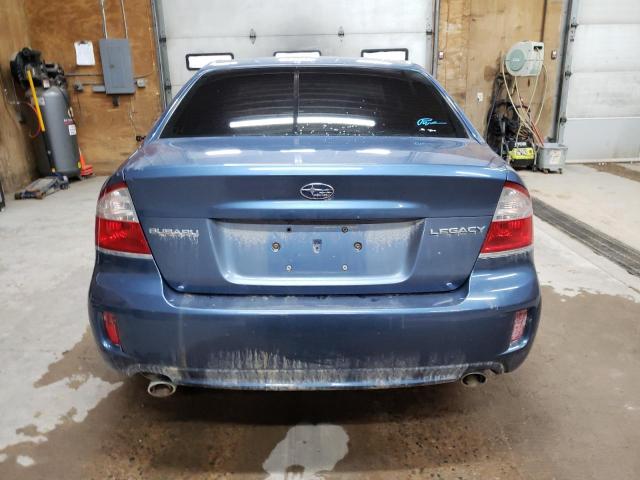 4S3BL626187207116 - 2008 SUBARU LEGACY 2.5I LIMITED BLUE photo 6