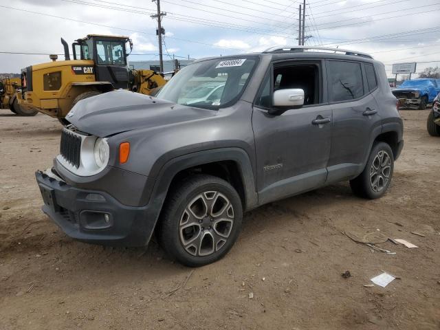 ZACCJBDB0HPE73727 - 2017 JEEP RENEGADE LIMITED GRAY photo 1