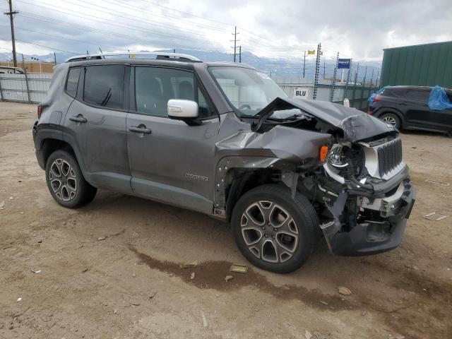 ZACCJBDB0HPE73727 - 2017 JEEP RENEGADE LIMITED GRAY photo 4