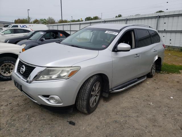 5N1AR2MN9EC680672 - 2014 NISSAN PATHFINDER S 银色 照片 1