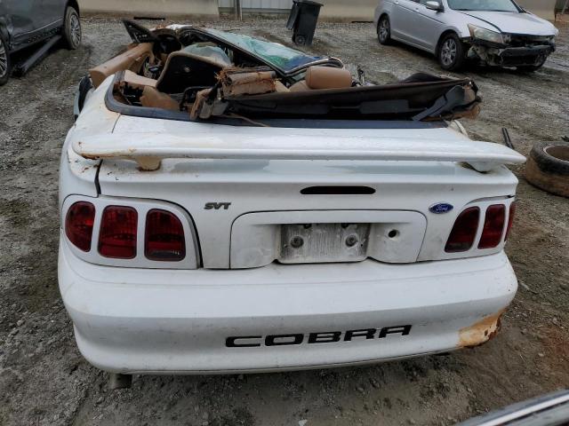 1FALP46V0VF175409 - 1997 FORD MUSTANG COBRA WHITE photo 6