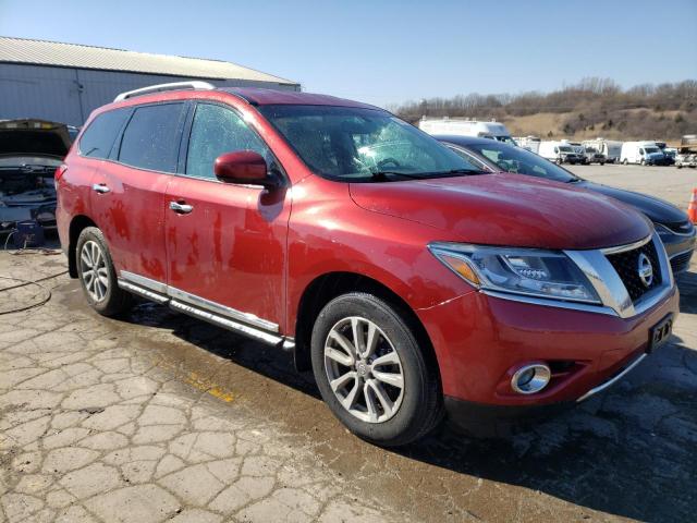 5N1AR2MM7FC600181 - 2015 NISSAN PATHFINDER S 红色 照片 4