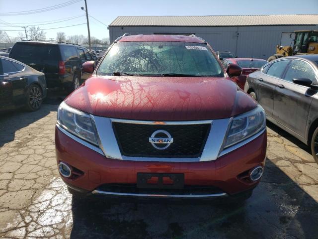 5N1AR2MM7FC600181 - 2015 NISSAN PATHFINDER S 红色 照片 5