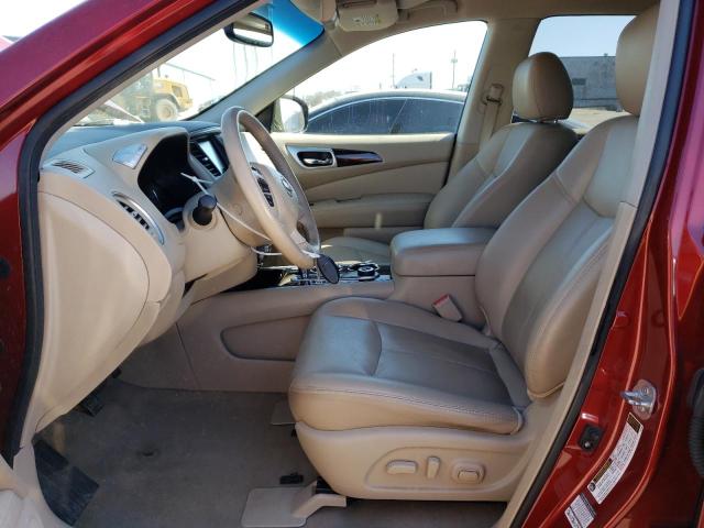 5N1AR2MM7FC600181 - 2015 NISSAN PATHFINDER S 红色 照片 7