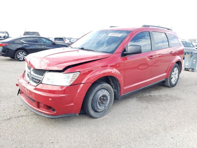 3C4PDCAB4HT551163 - 2017 DODGE JOURNEY SE RED photo 1