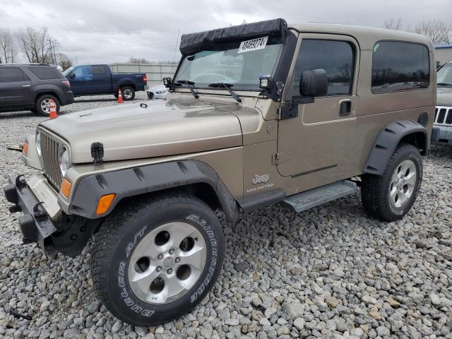 1J4FA49S94P763838 - 2004 JEEP WRANGLER / SPORT TAN photo 1