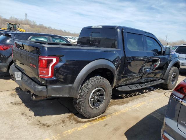 1FTFW1RG6HFC18628 - 2017 FORD F150 RAPTOR BLACK photo 3