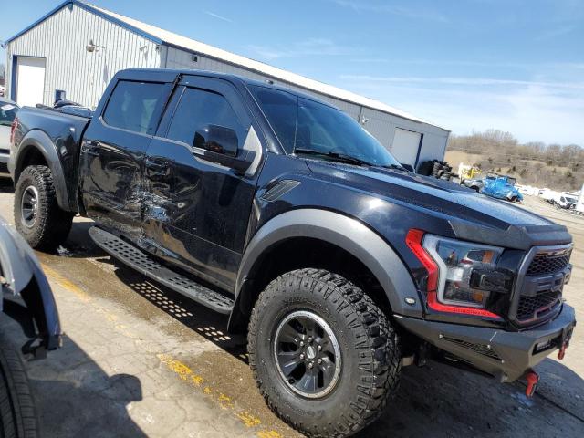 1FTFW1RG6HFC18628 - 2017 FORD F150 RAPTOR BLACK photo 4