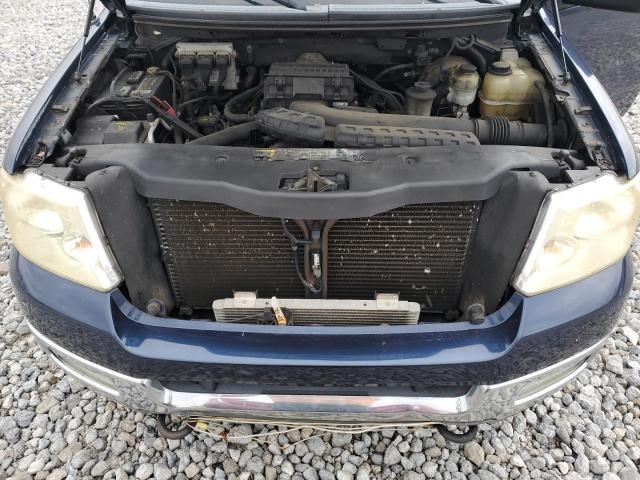 1FTPW14514KB96159 - 2004 FORD F150 SUPERCREW BLUE photo 11