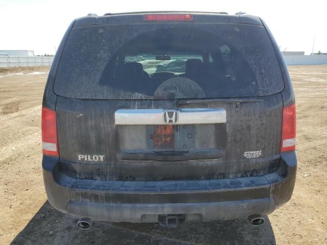 5FNYF3H53BB039530 - 2011 HONDA PILOT EXL BLACK photo 6