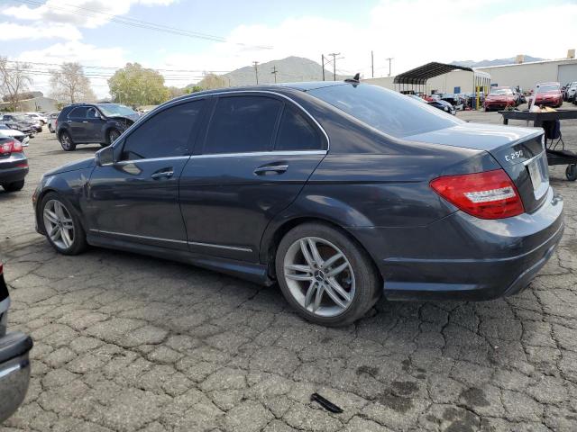 WDDGF4HB6EA961980 - 2014 MERCEDES-BENZ C 250 BLUE photo 2