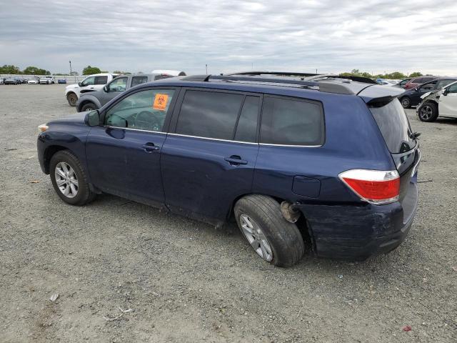 5TDZK3EH9CS061334 - 2012 TOYOTA HIGHLANDER BASE Синій фото 2