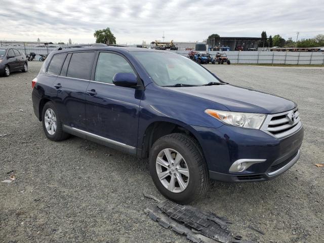 5TDZK3EH9CS061334 - 2012 TOYOTA HIGHLANDER BASE Синій фото 4