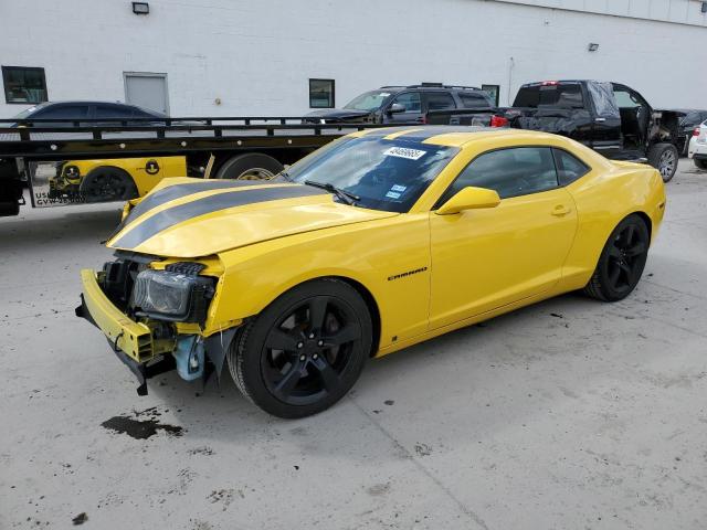 2G1FT1EW3A9135204 - 2010 CHEVROLET CAMARO SS YELLOW photo 1