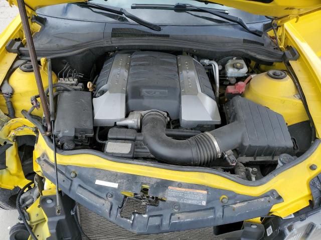 2G1FT1EW3A9135204 - 2010 CHEVROLET CAMARO SS YELLOW photo 11