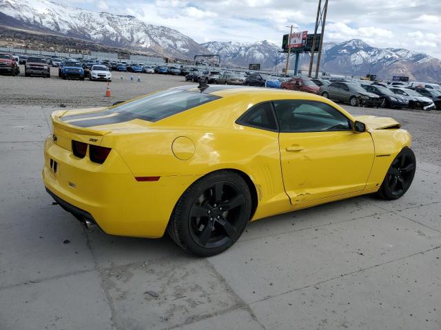 2G1FT1EW3A9135204 - 2010 CHEVROLET CAMARO SS YELLOW photo 3