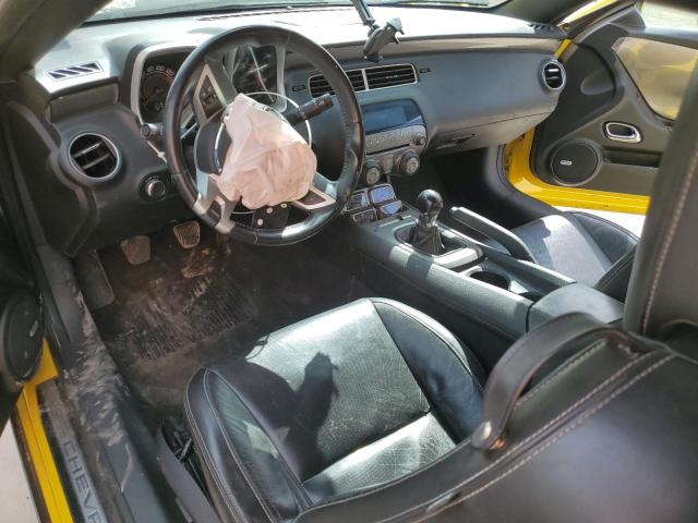 2G1FT1EW3A9135204 - 2010 CHEVROLET CAMARO SS YELLOW photo 8