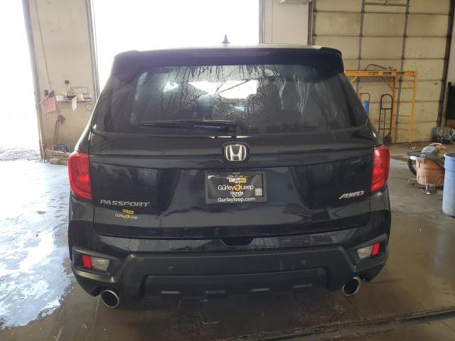 5FNYF8H50NB024632 - 2022 HONDA PASSPORT EXL BLACK photo 6