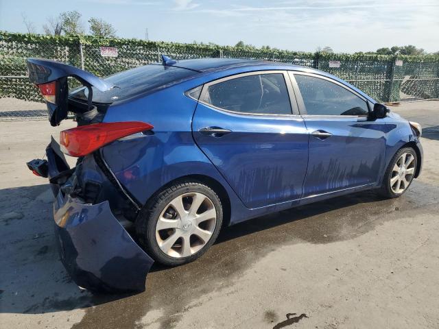 KMHDH4AE5DU635978 - 2013 HYUNDAI ELANTRA GLS BLUE photo 3